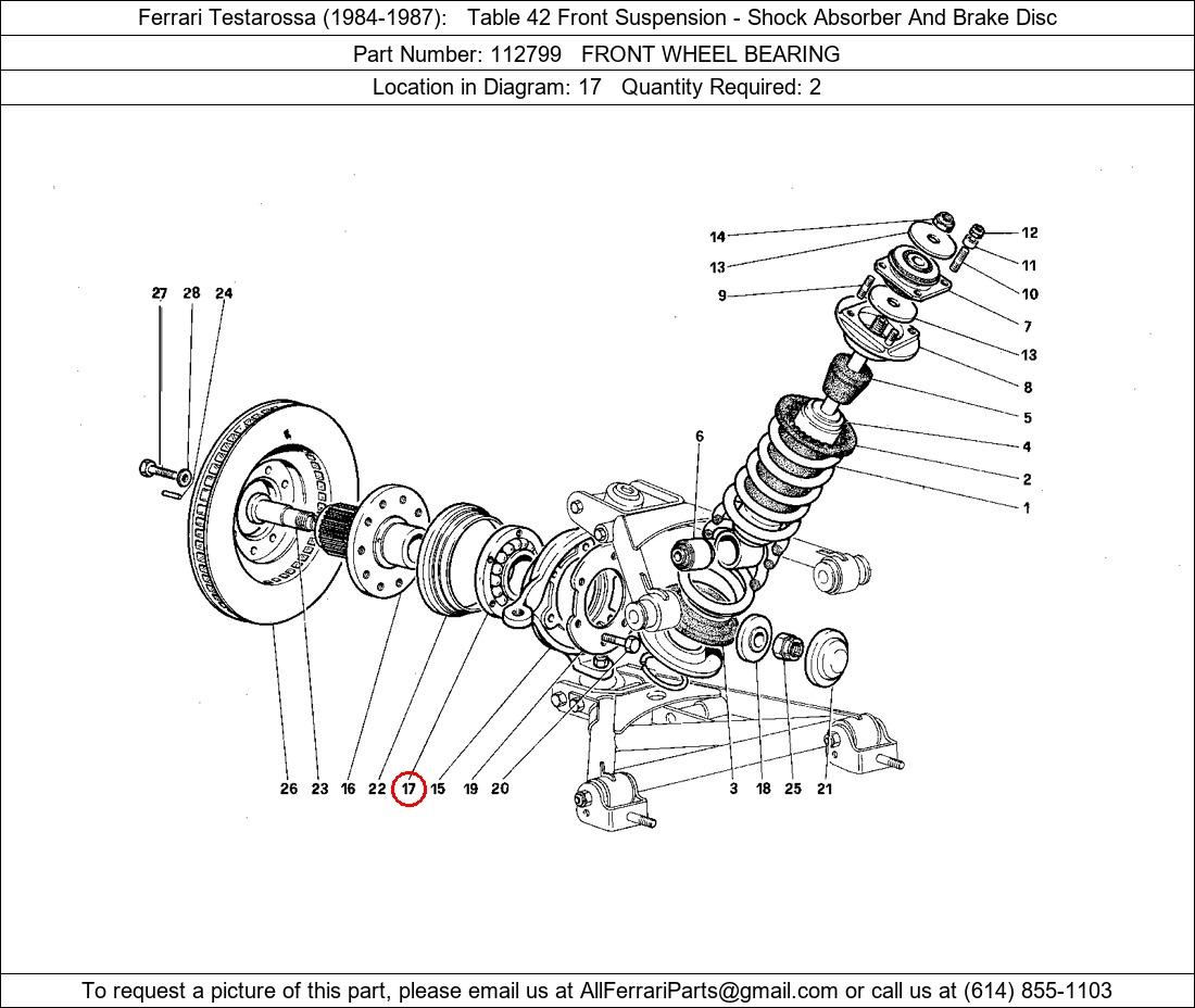 Ferrari Part 112799