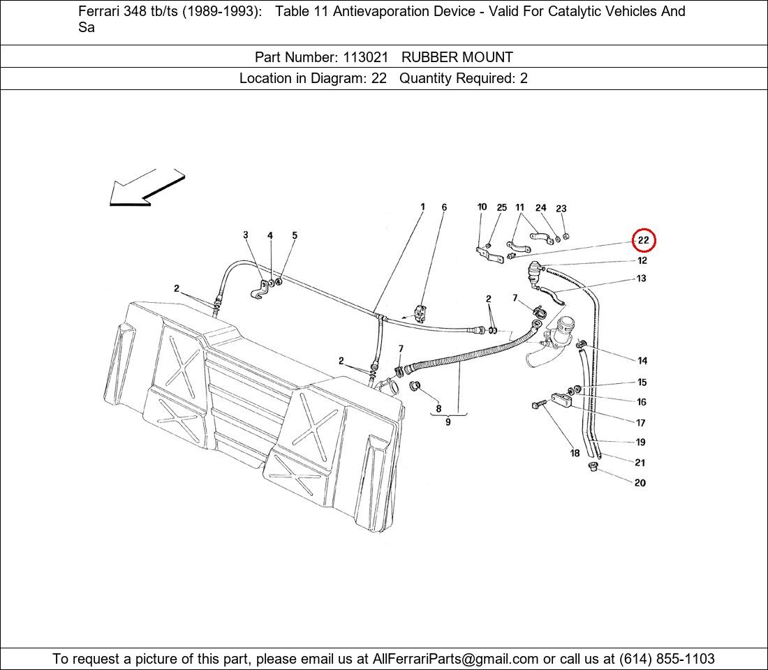 Ferrari Part 113021