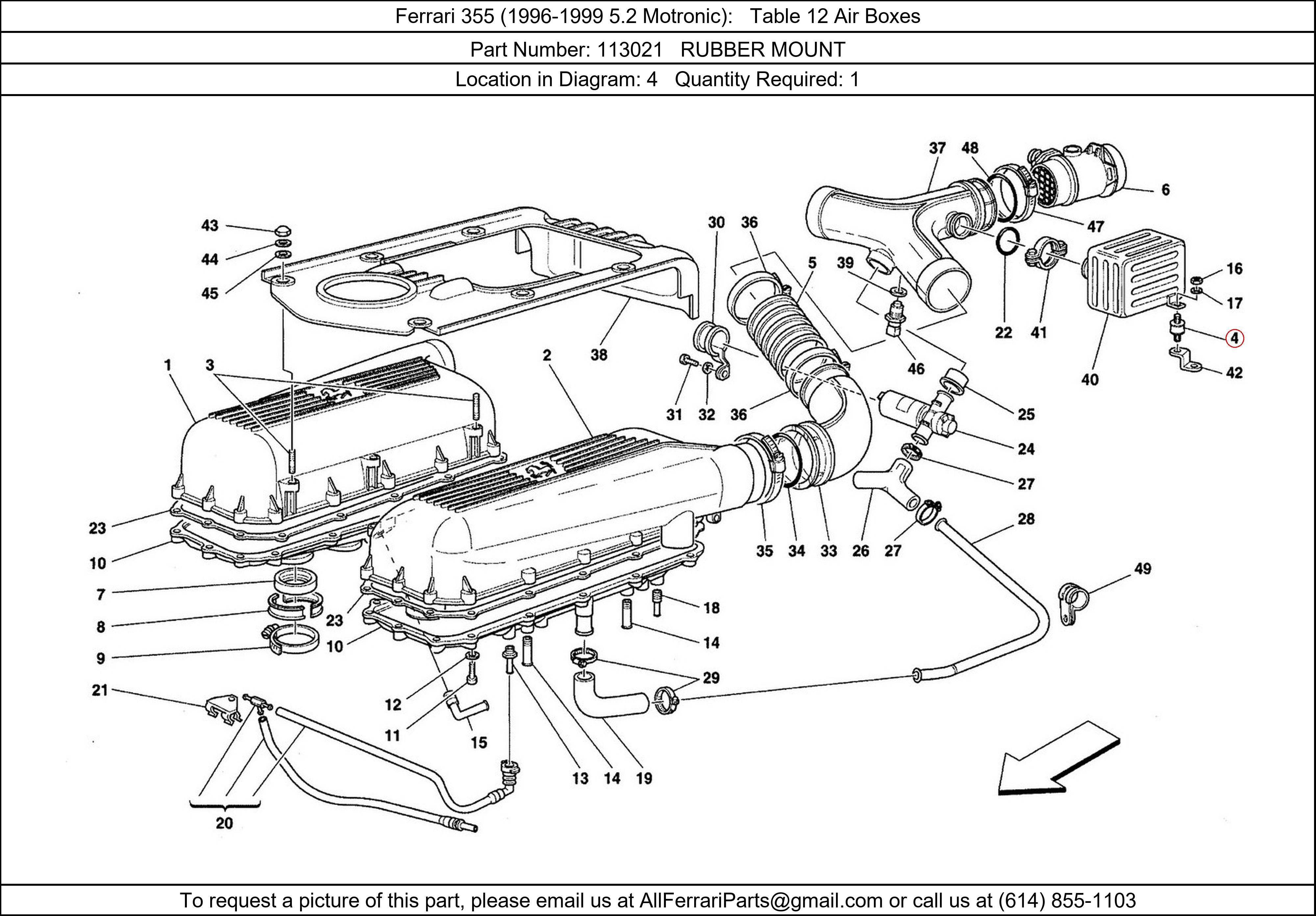 Ferrari Part 113021