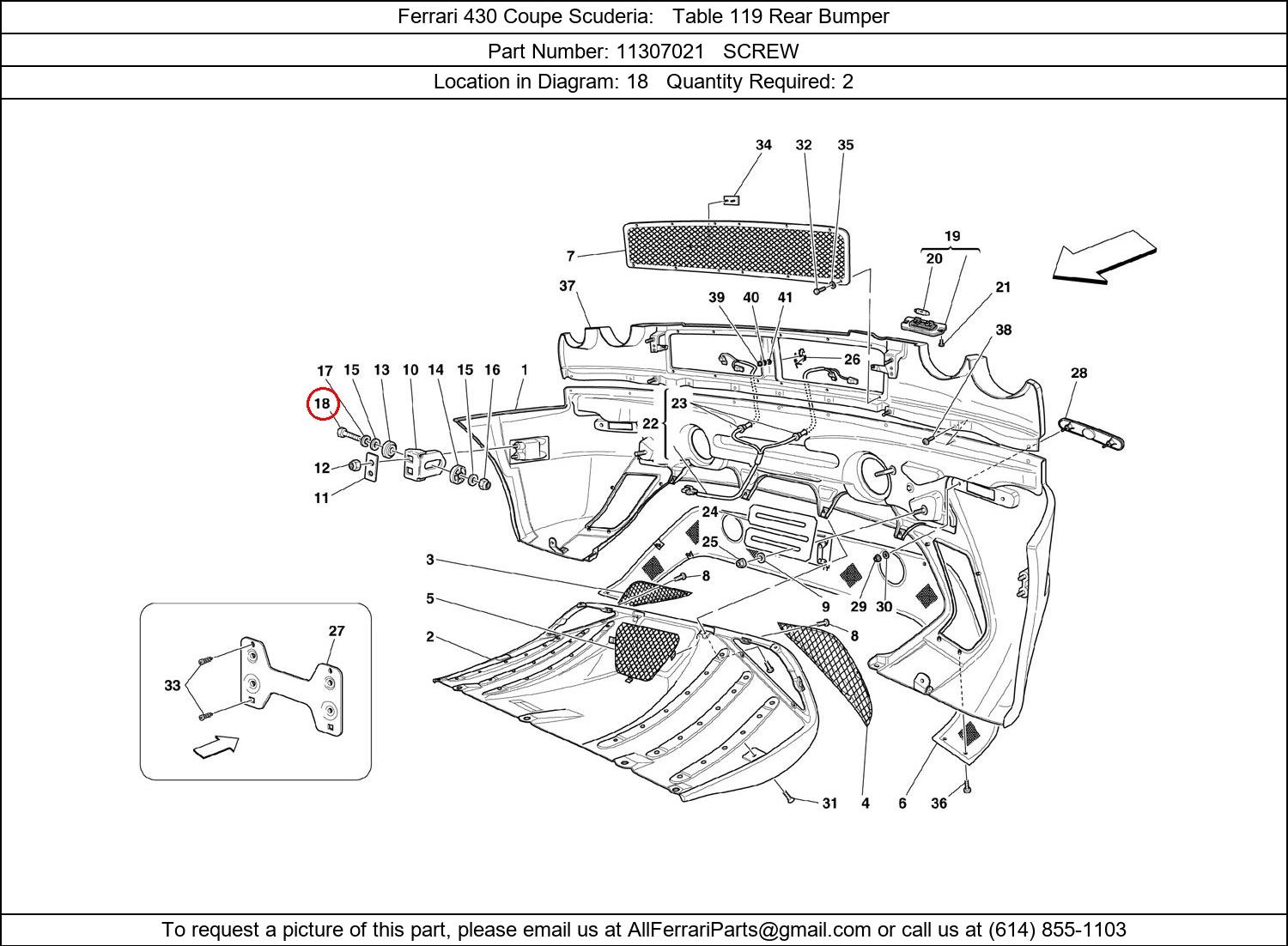 Ferrari Part 11307021