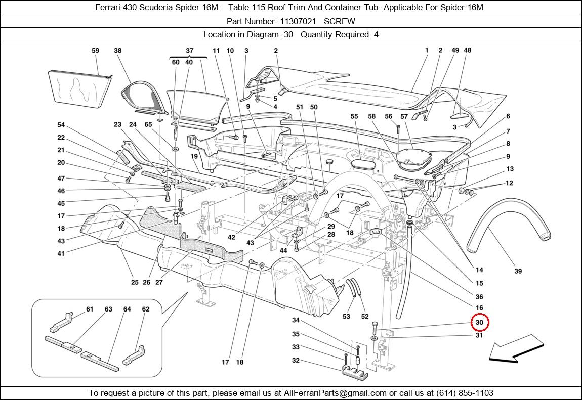 Ferrari Part 11307021