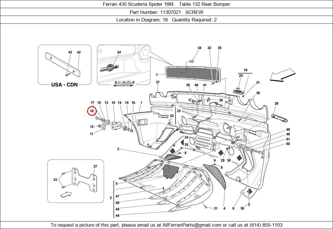 Ferrari Part 11307021