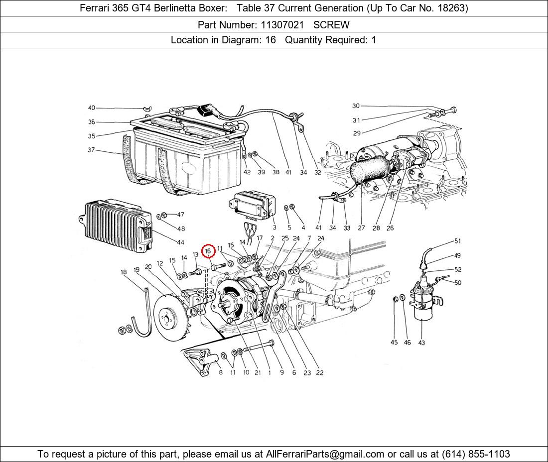 Ferrari Part 11307021