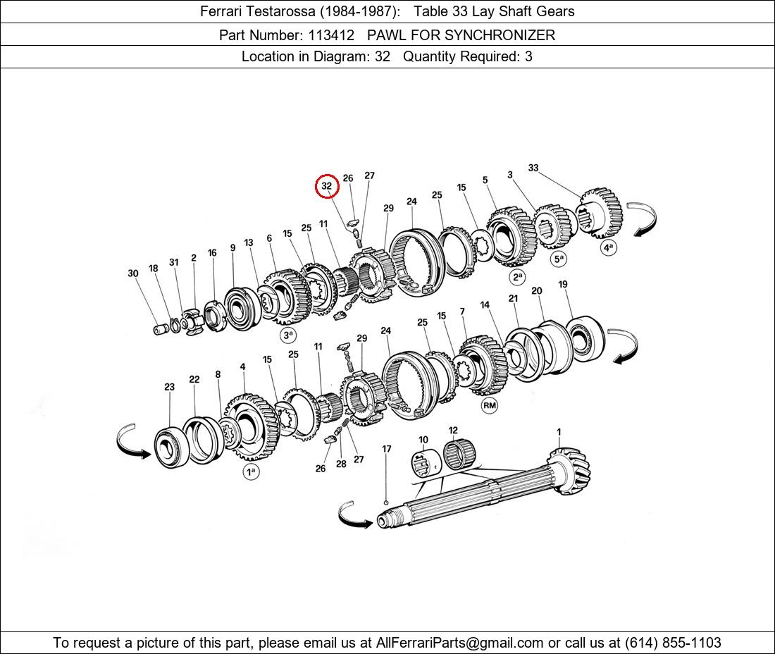 Ferrari Part 113412