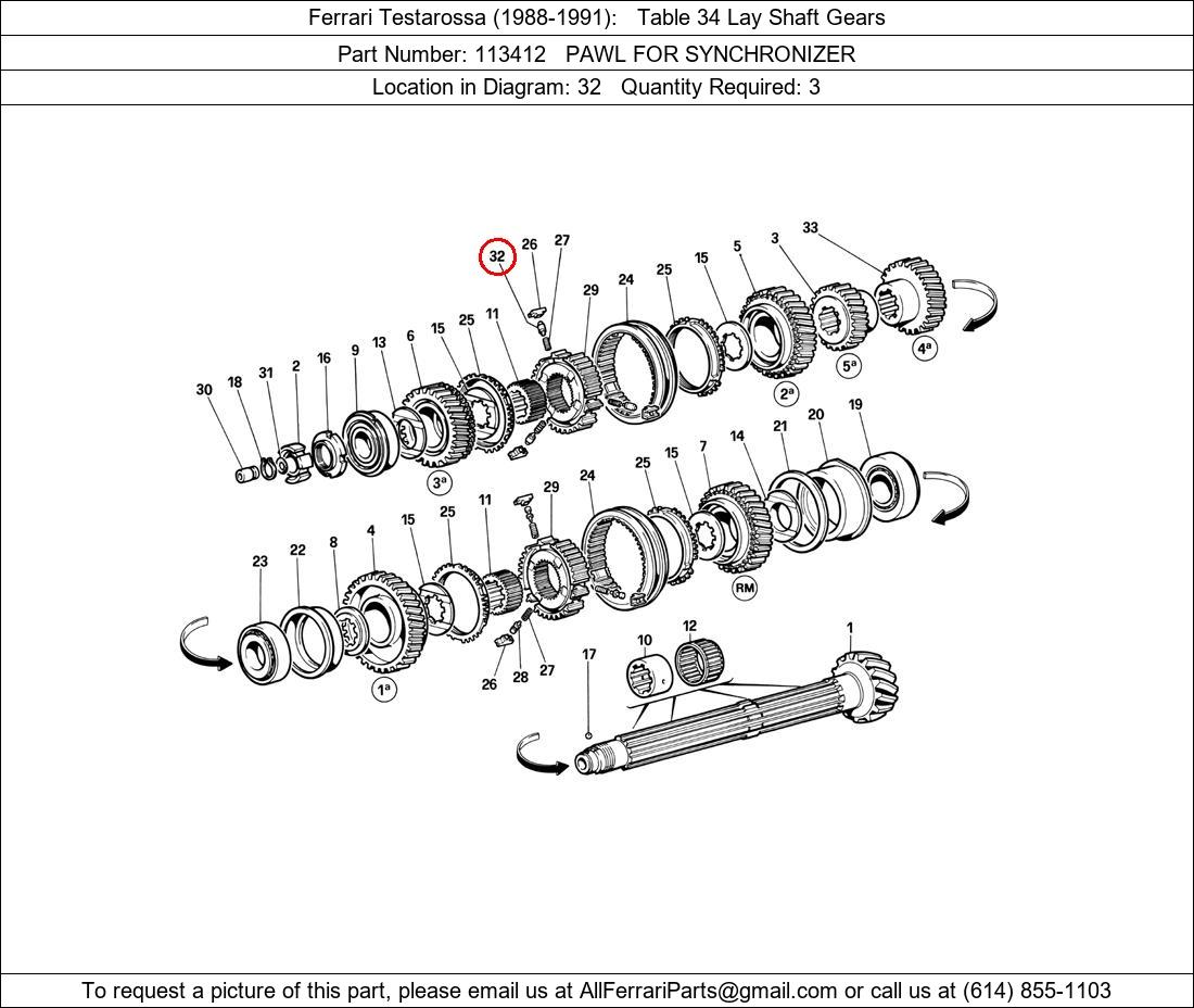 Ferrari Part 113412