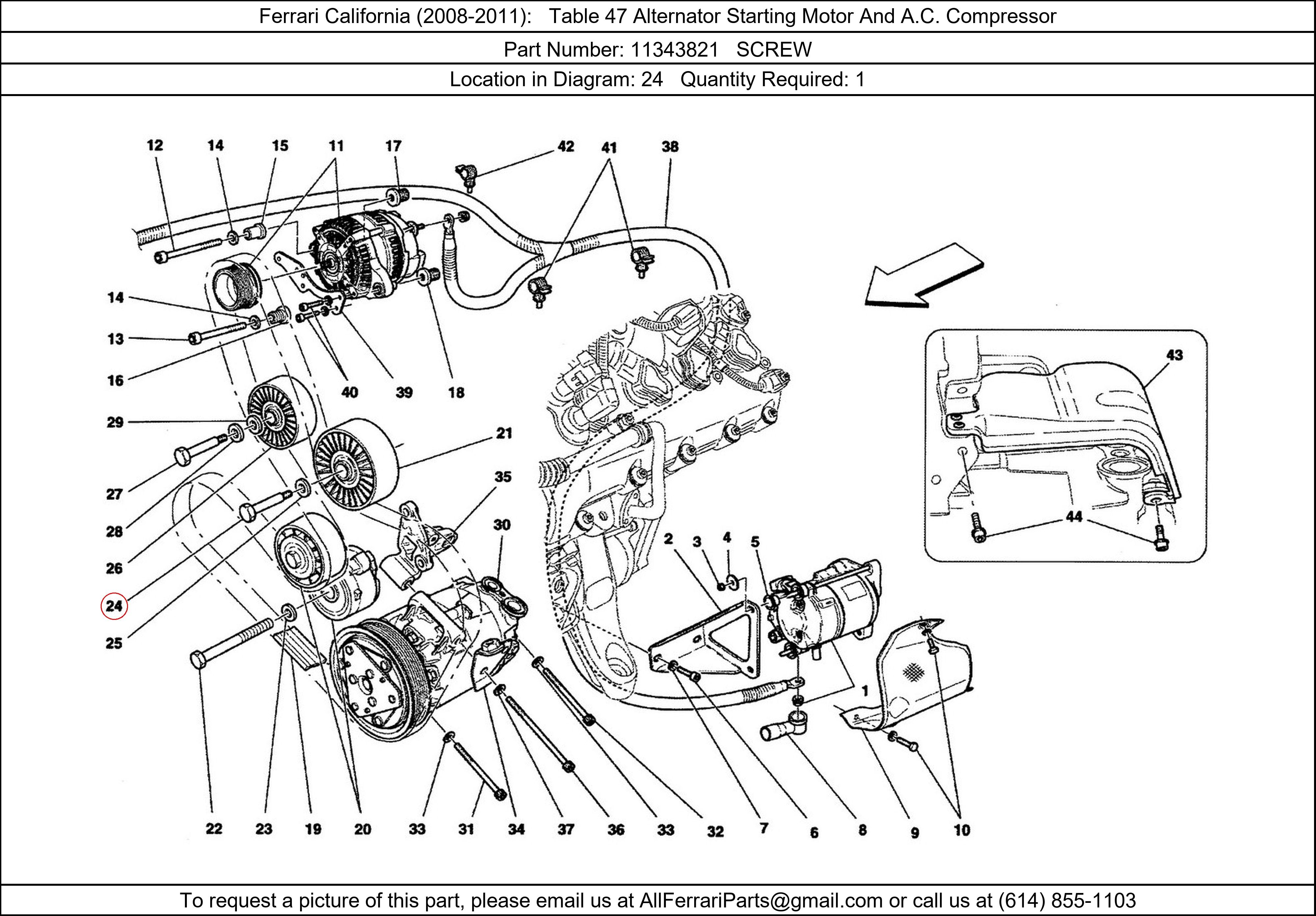 Ferrari Part 11343821