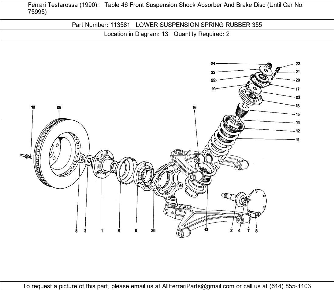 Ferrari Part 113581