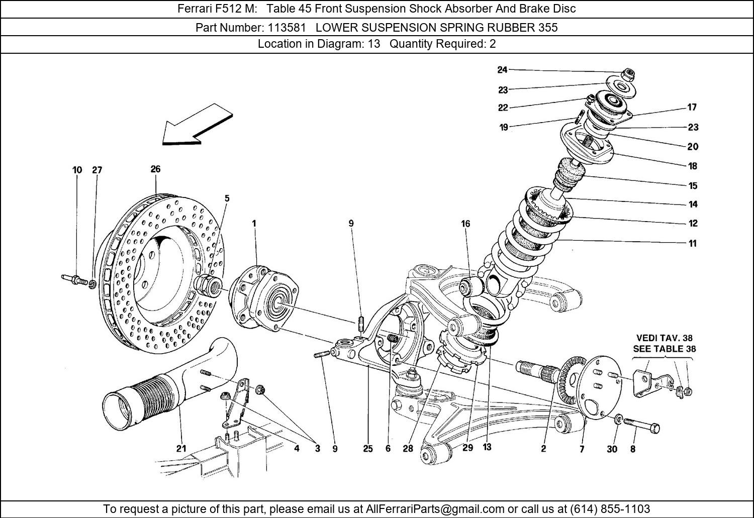 Ferrari Part 113581