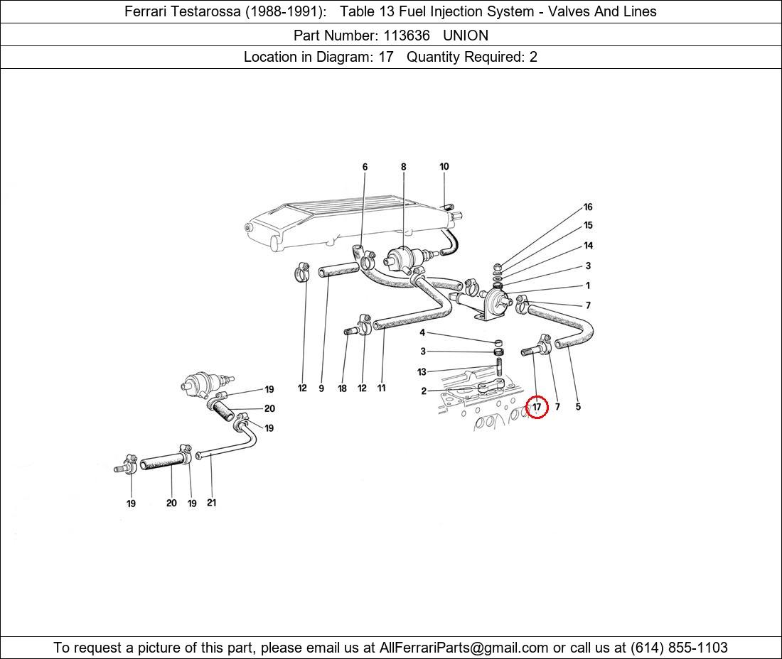 Ferrari Part 113636