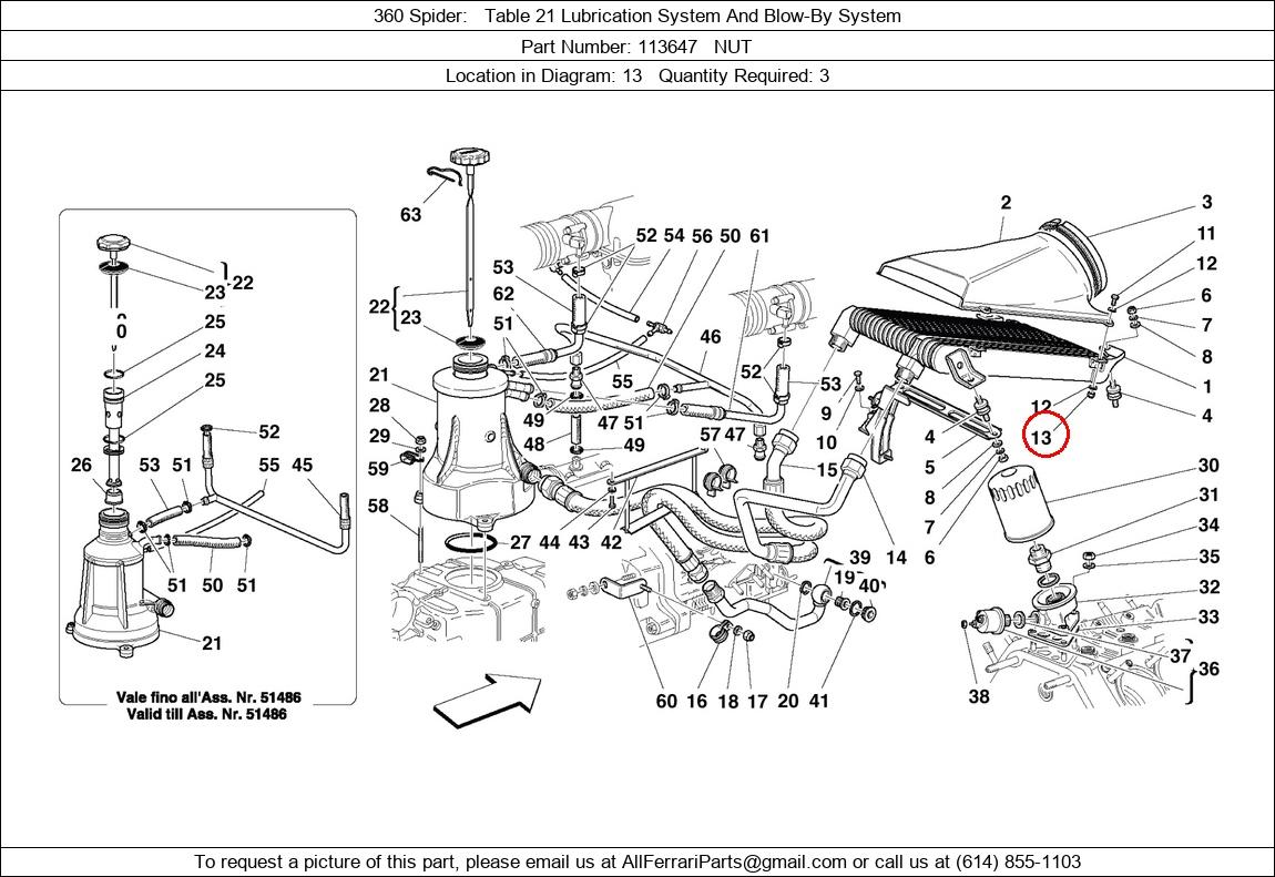 Ferrari Part 113647