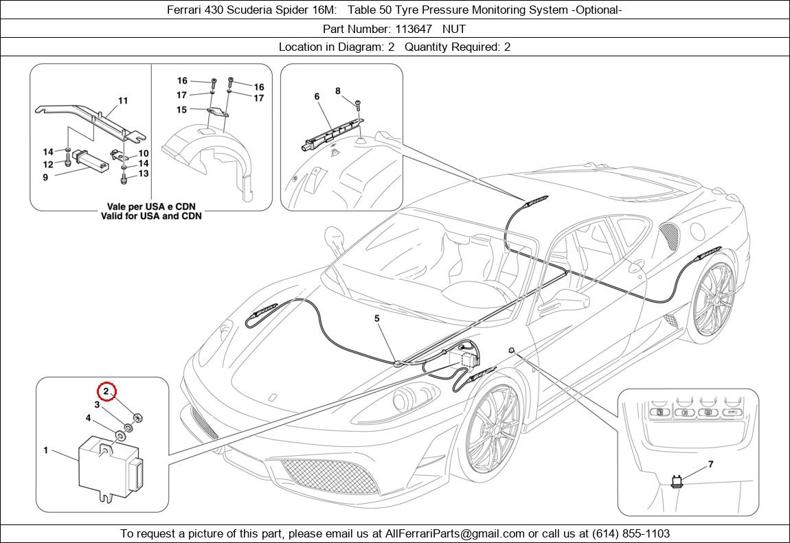 Ferrari Part 113647