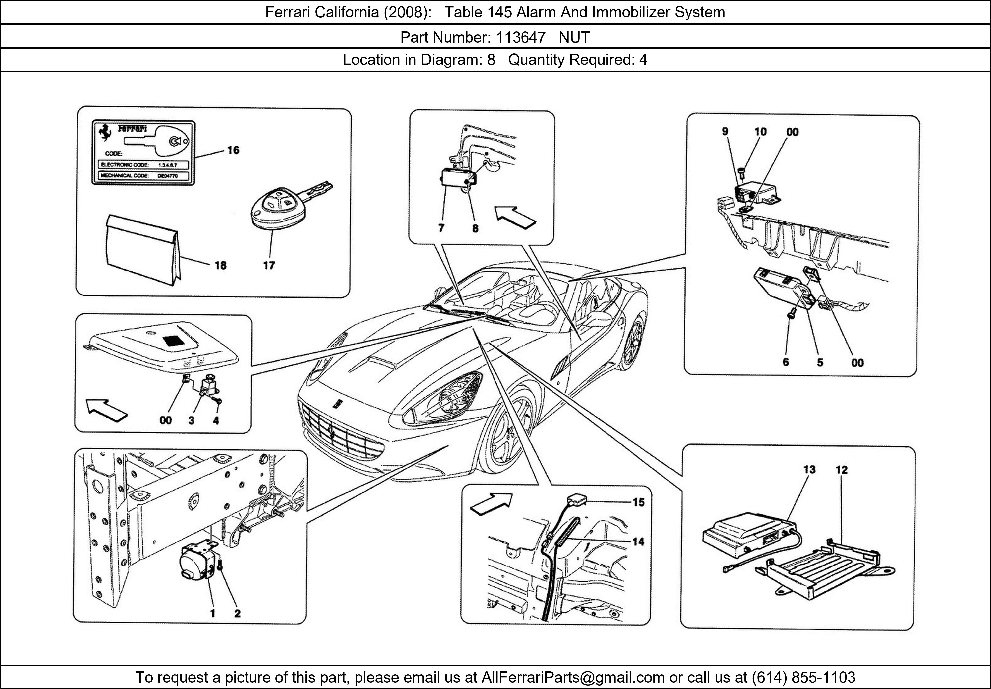 Ferrari Part 113647