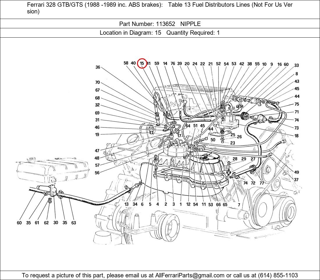 Ferrari Part 113652