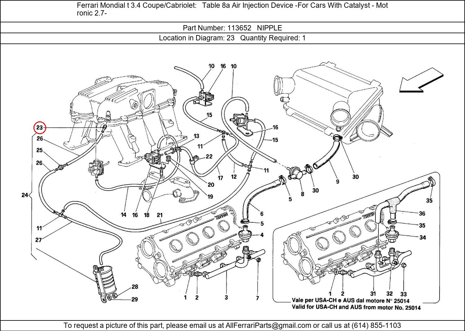 Ferrari Part 113652