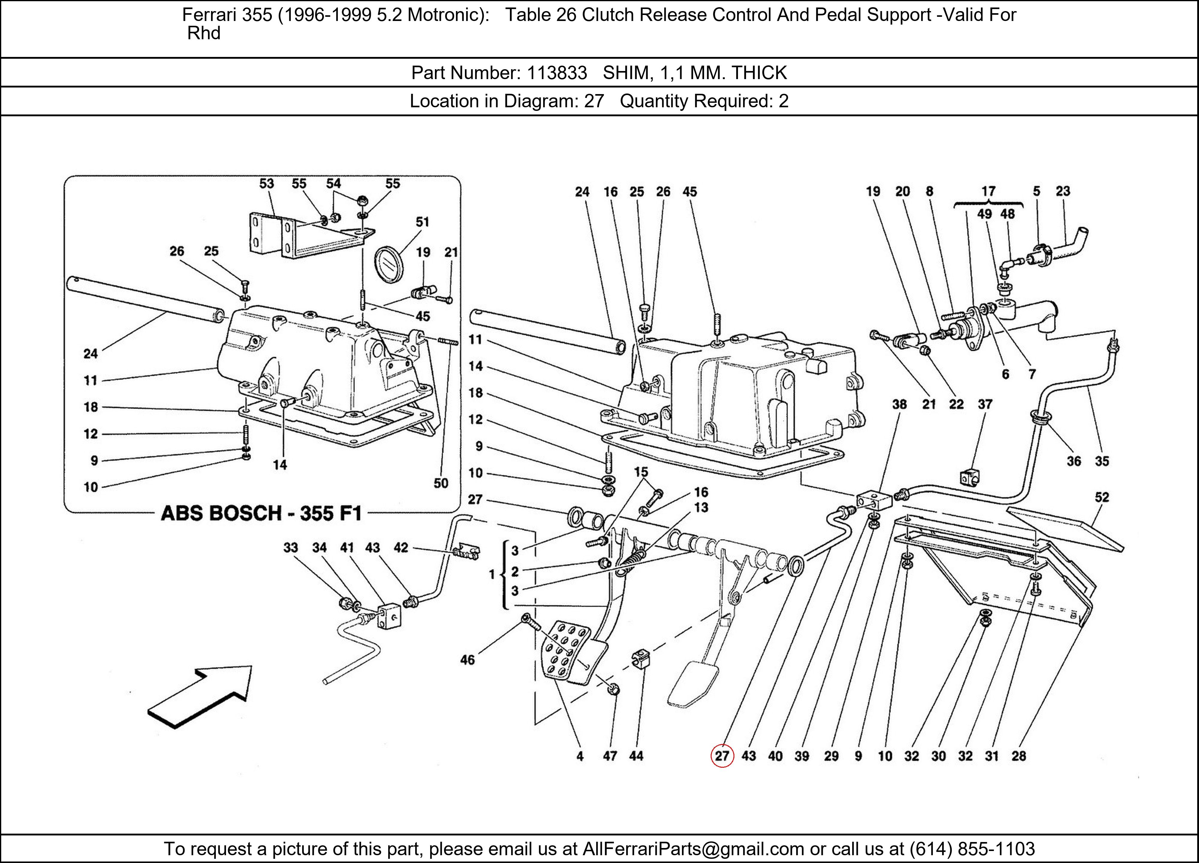 Ferrari Part 113833