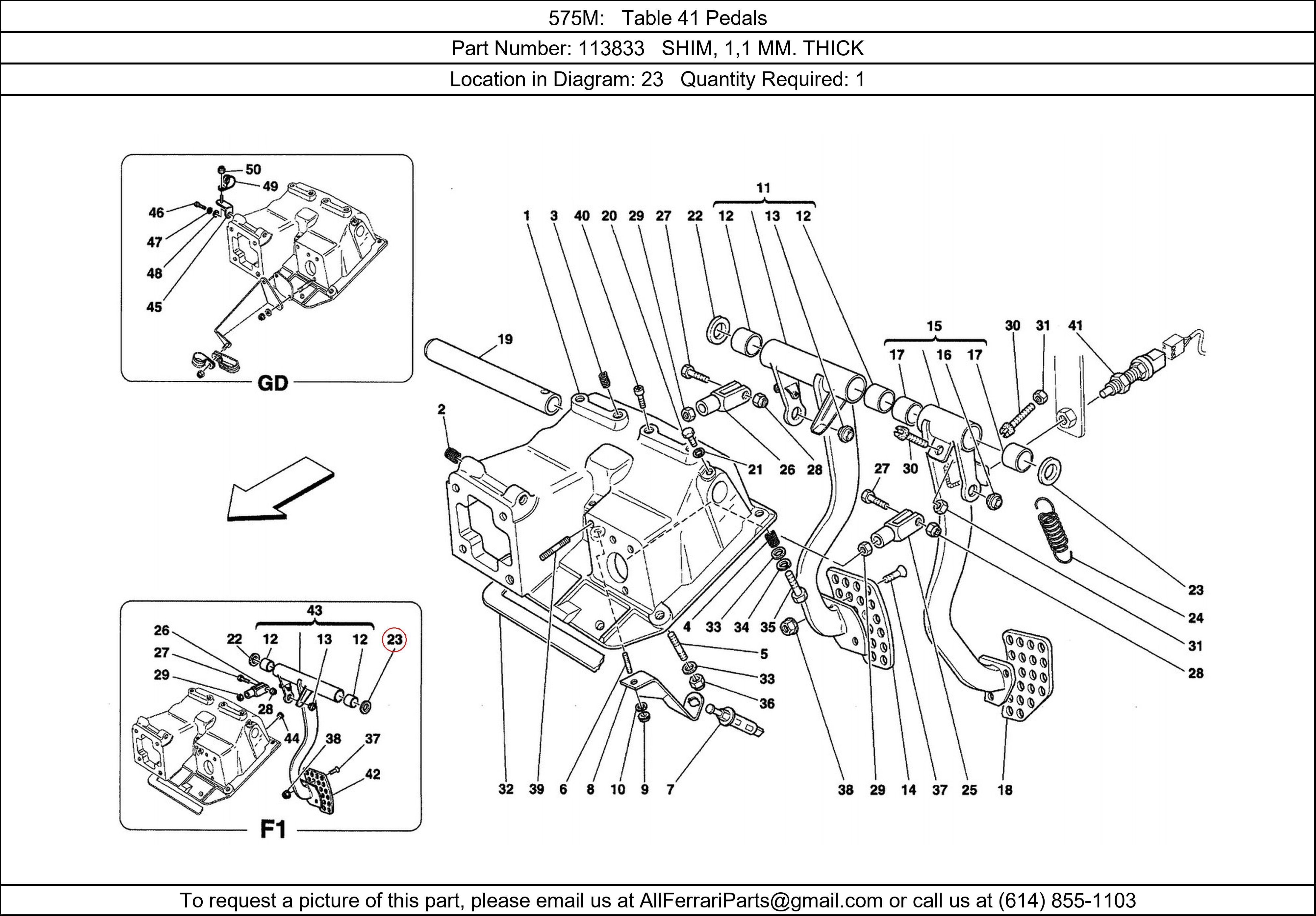 Ferrari Part 113833