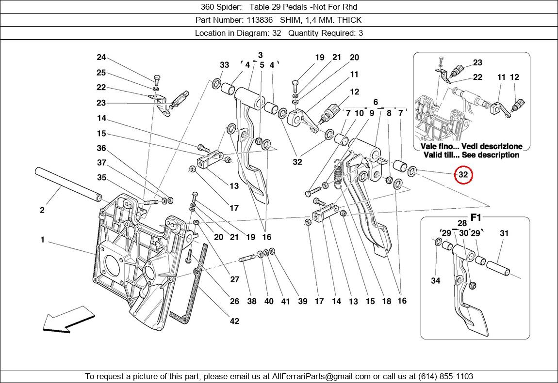 Ferrari Part 113836