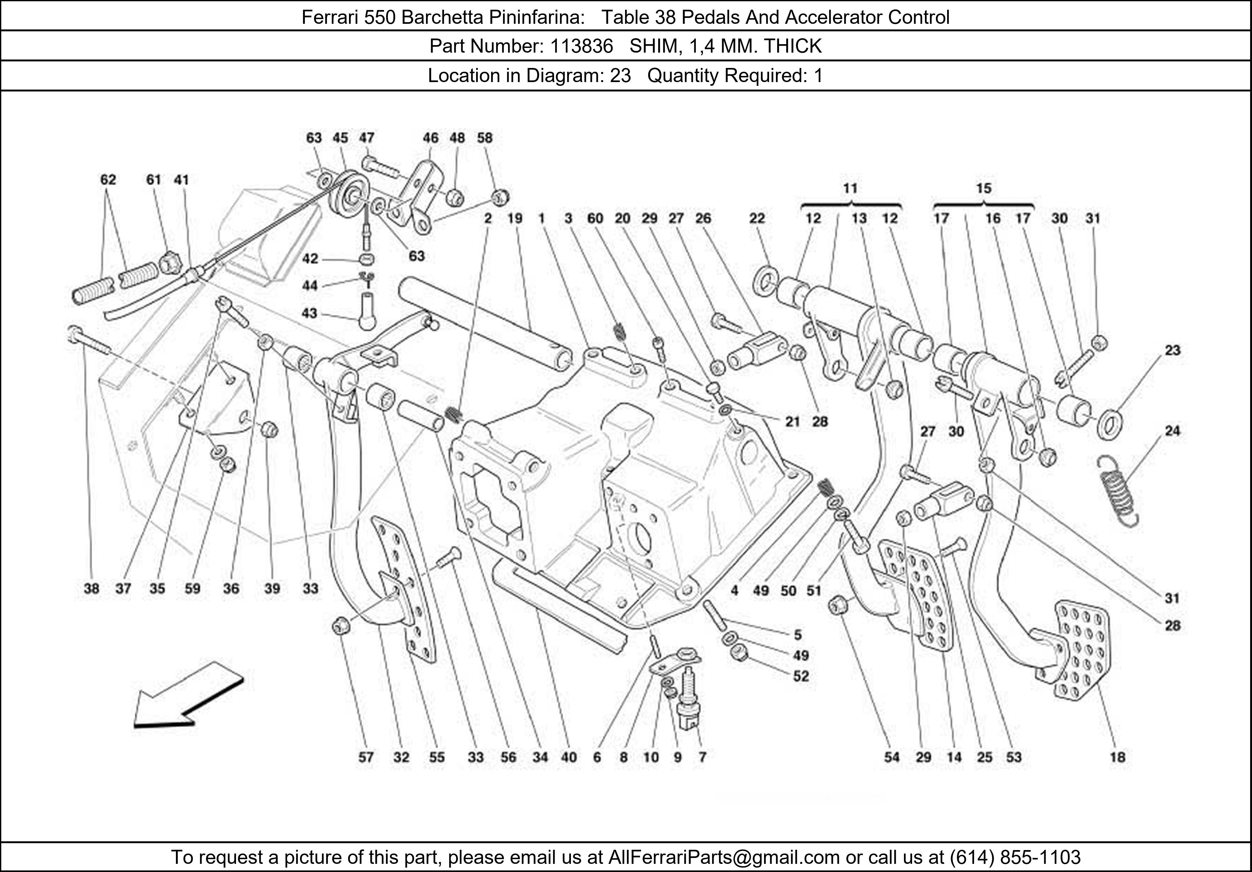 Ferrari Part 113836