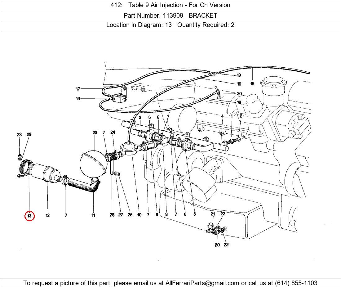 Ferrari Part 113909