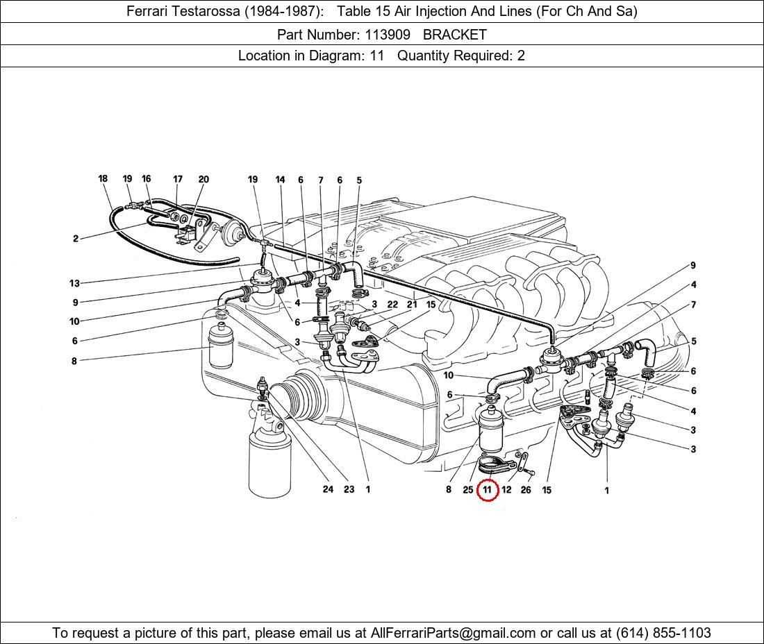 Ferrari Part 113909