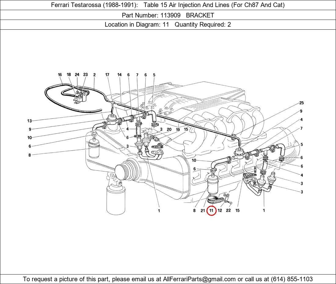 Ferrari Part 113909