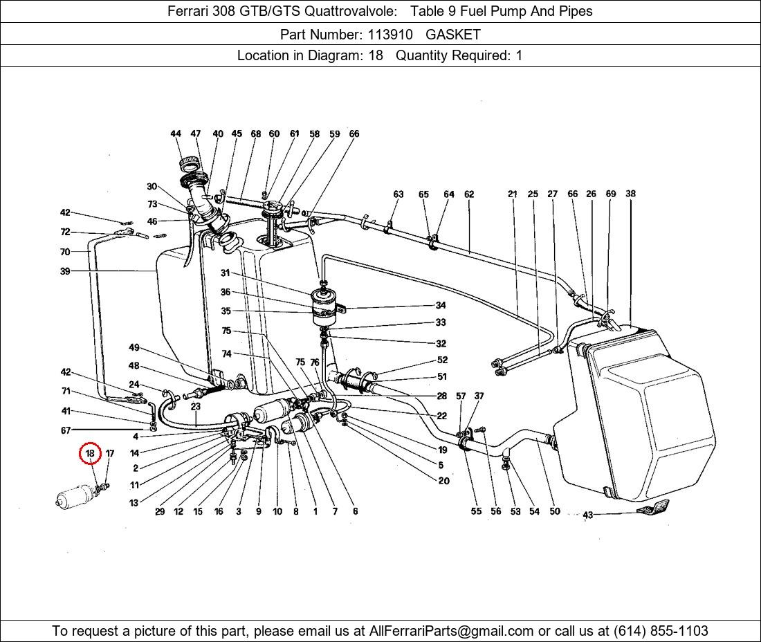 Ferrari Part 113910