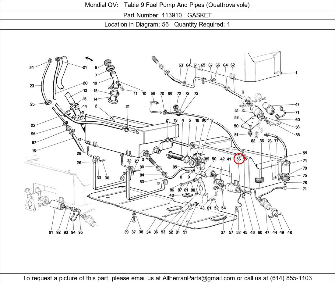 Ferrari Part 113910