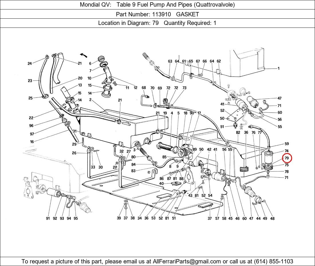 Ferrari Part 113910