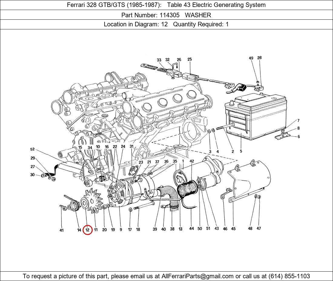 Ferrari Part 114305