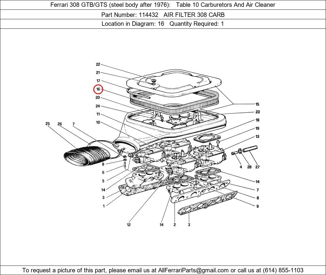 Ferrari Part 114432