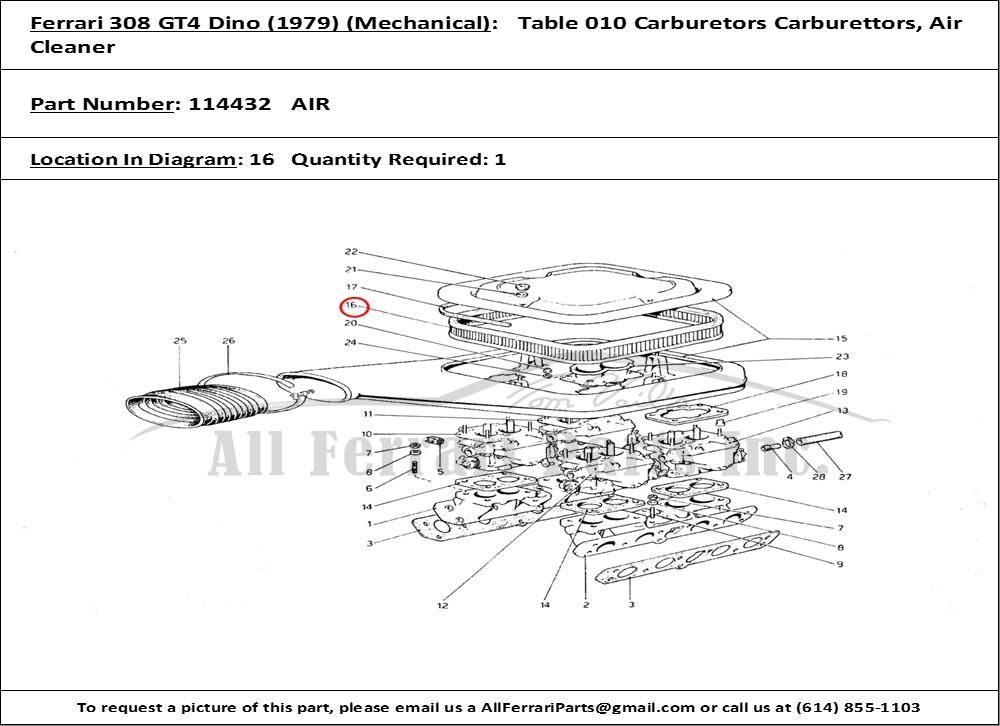 Ferrari Part 114432