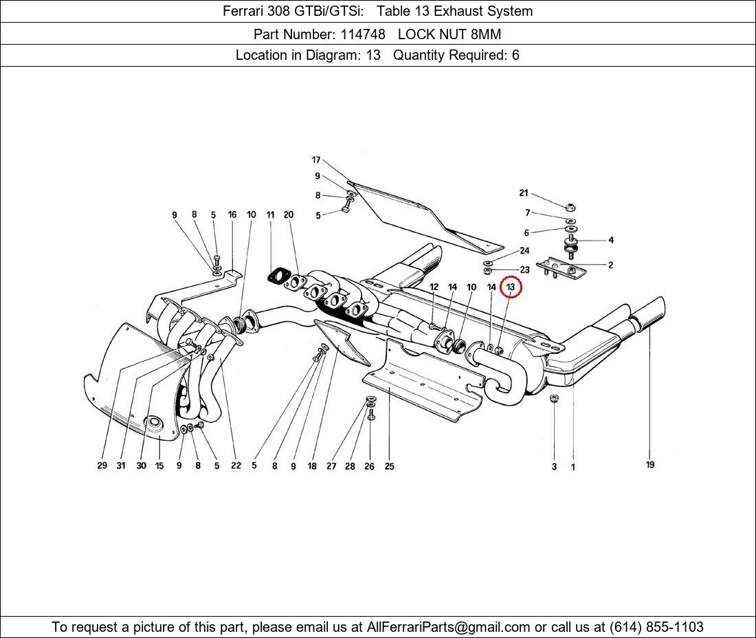 Ferrari Part 114748