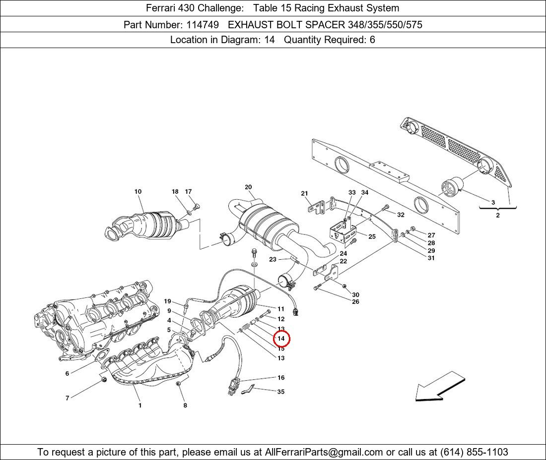 Ferrari Part 114749