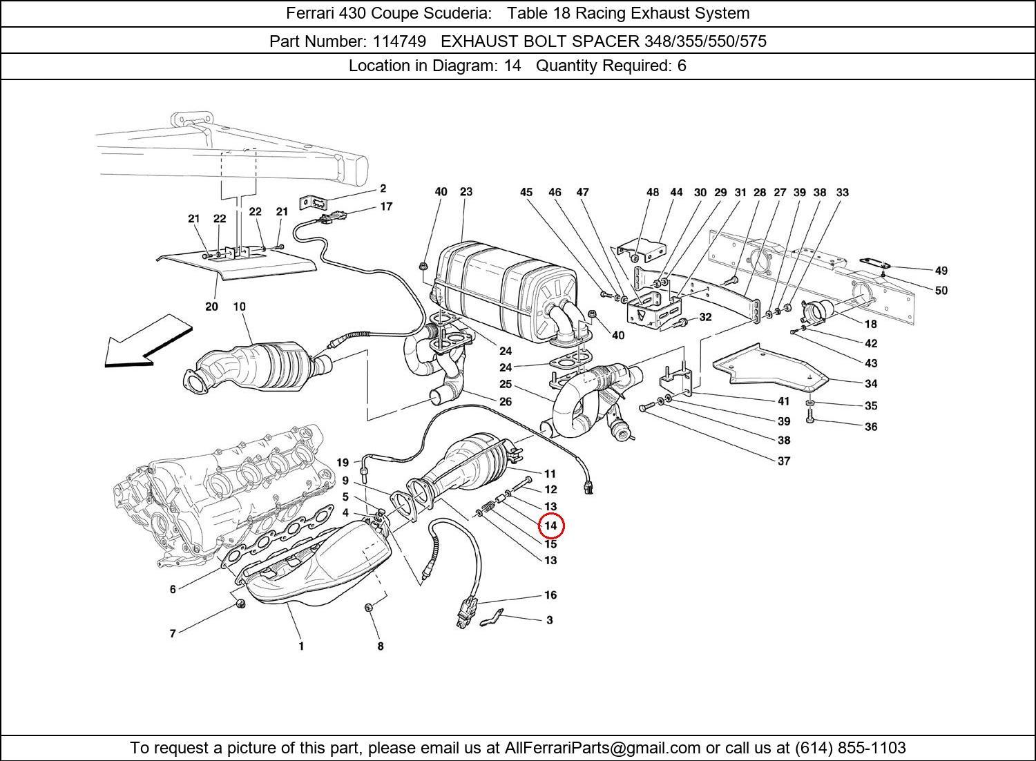 Ferrari Part 114749