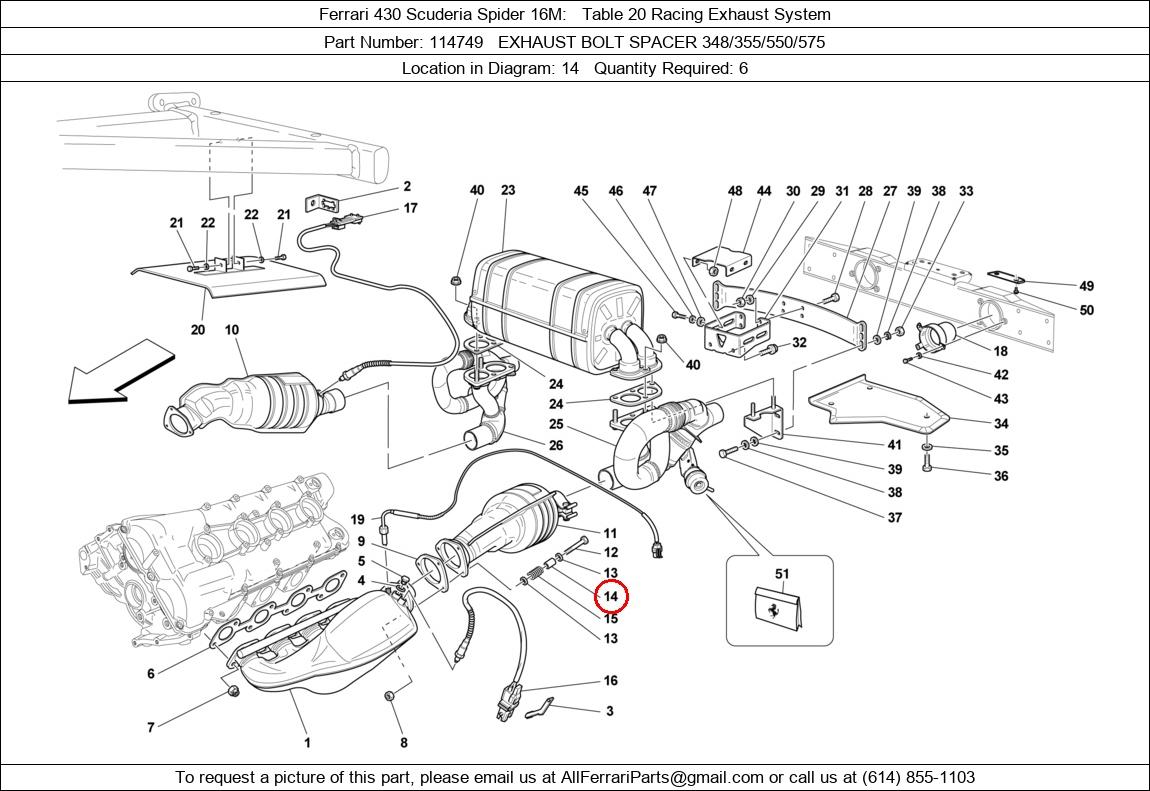 Ferrari Part 114749