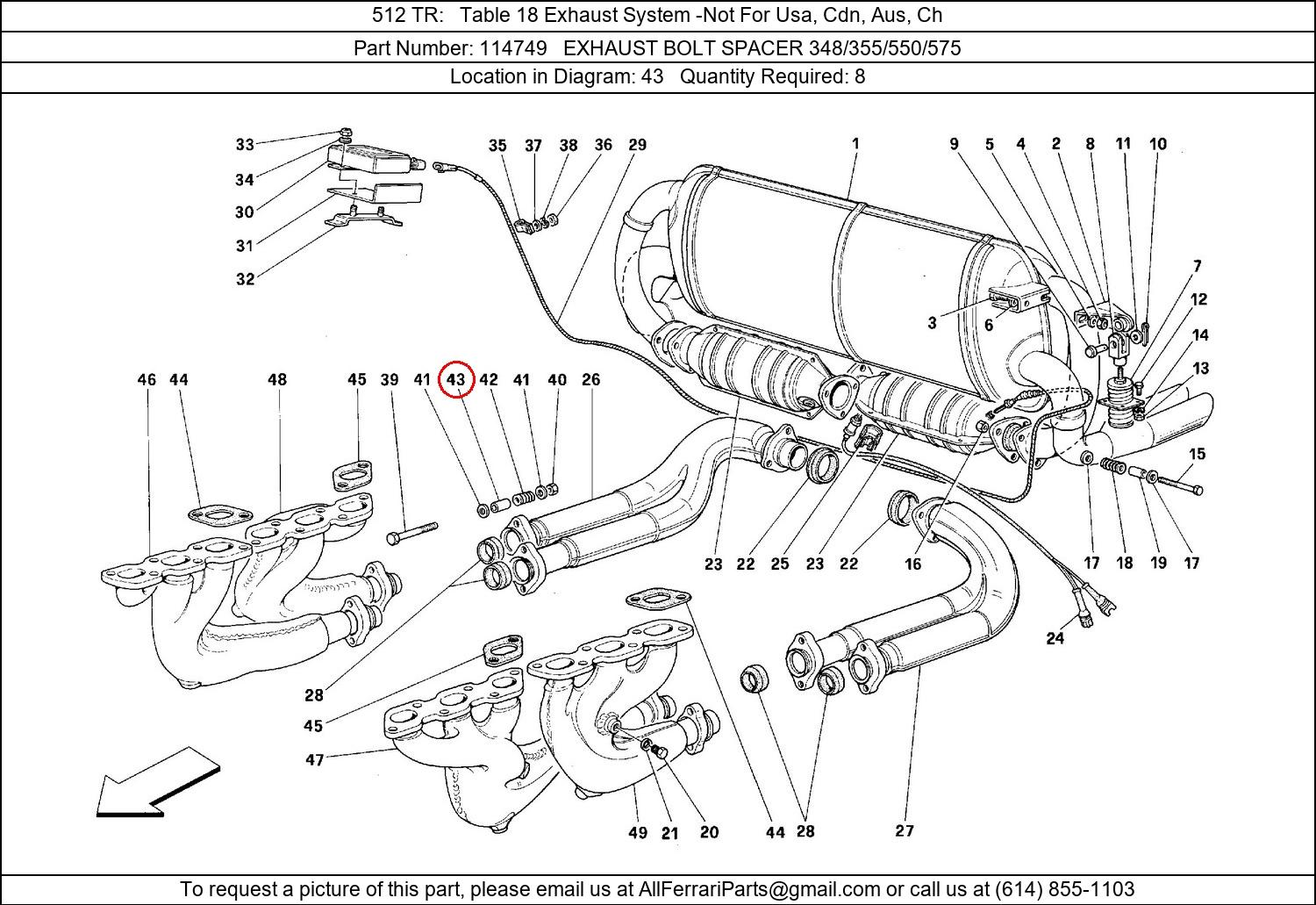 Ferrari Part 114749