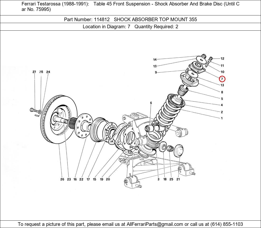 Ferrari Part 114812