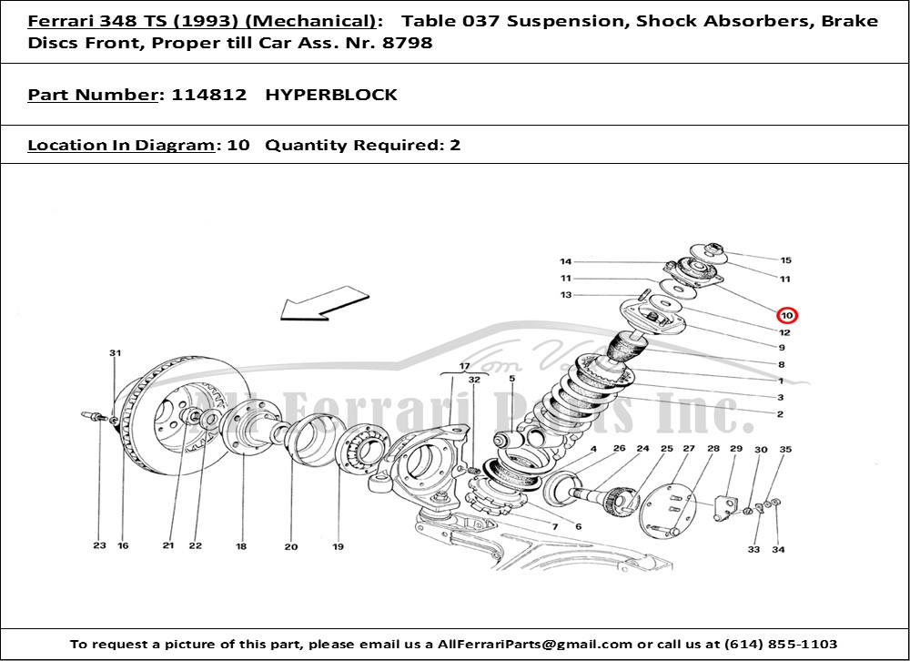 Ferrari Part 114812