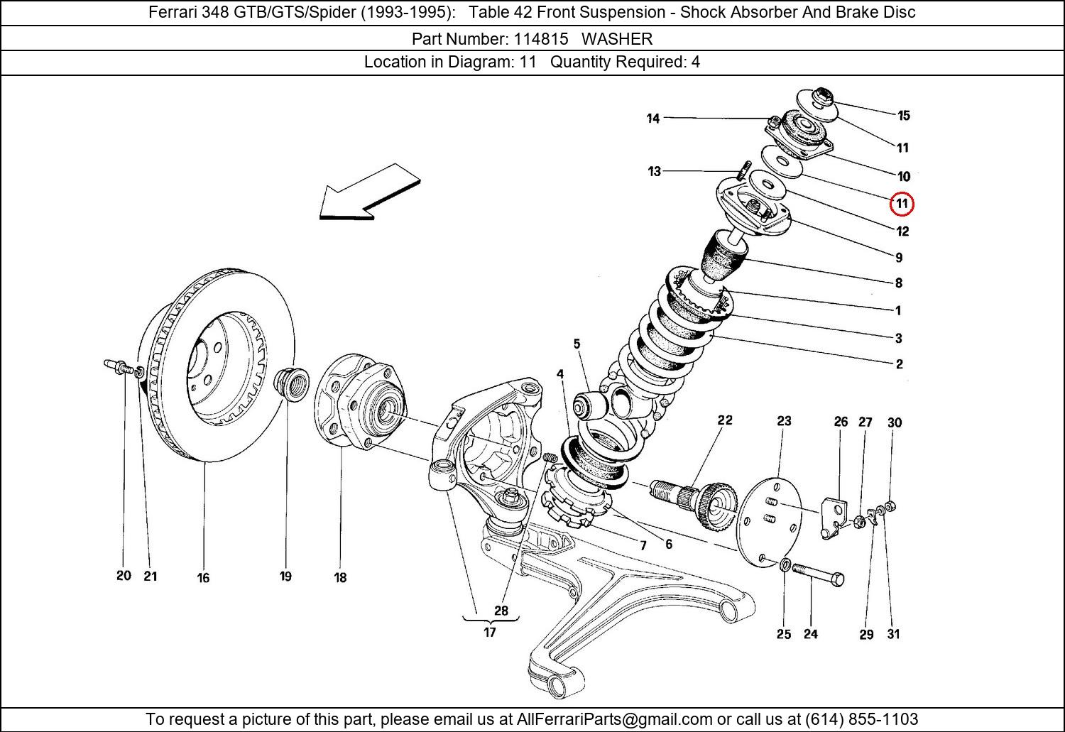 Ferrari Part 114815