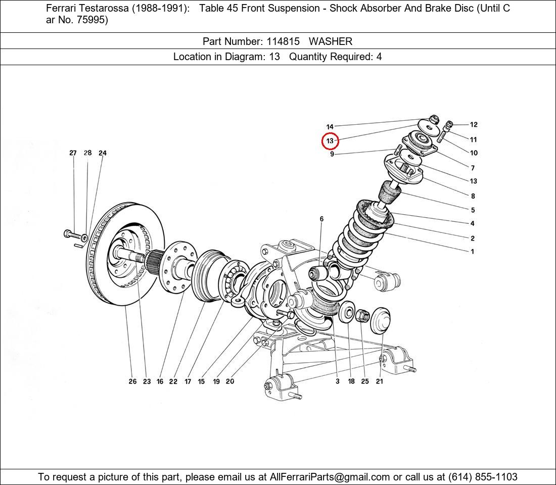 Ferrari Part 114815