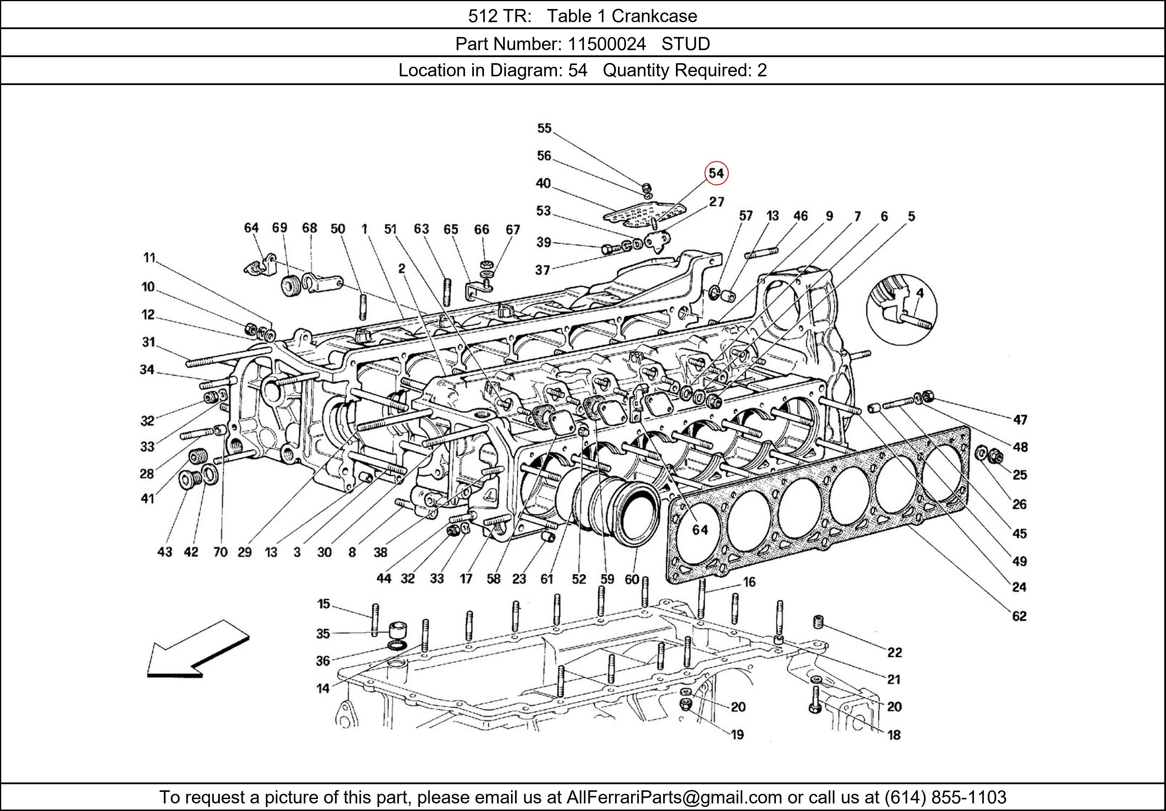 Ferrari Part 11500024