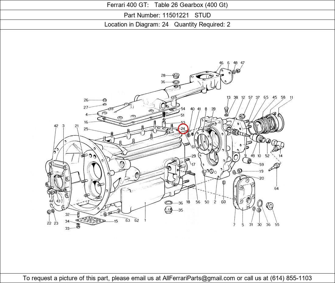 Ferrari Part 11501221