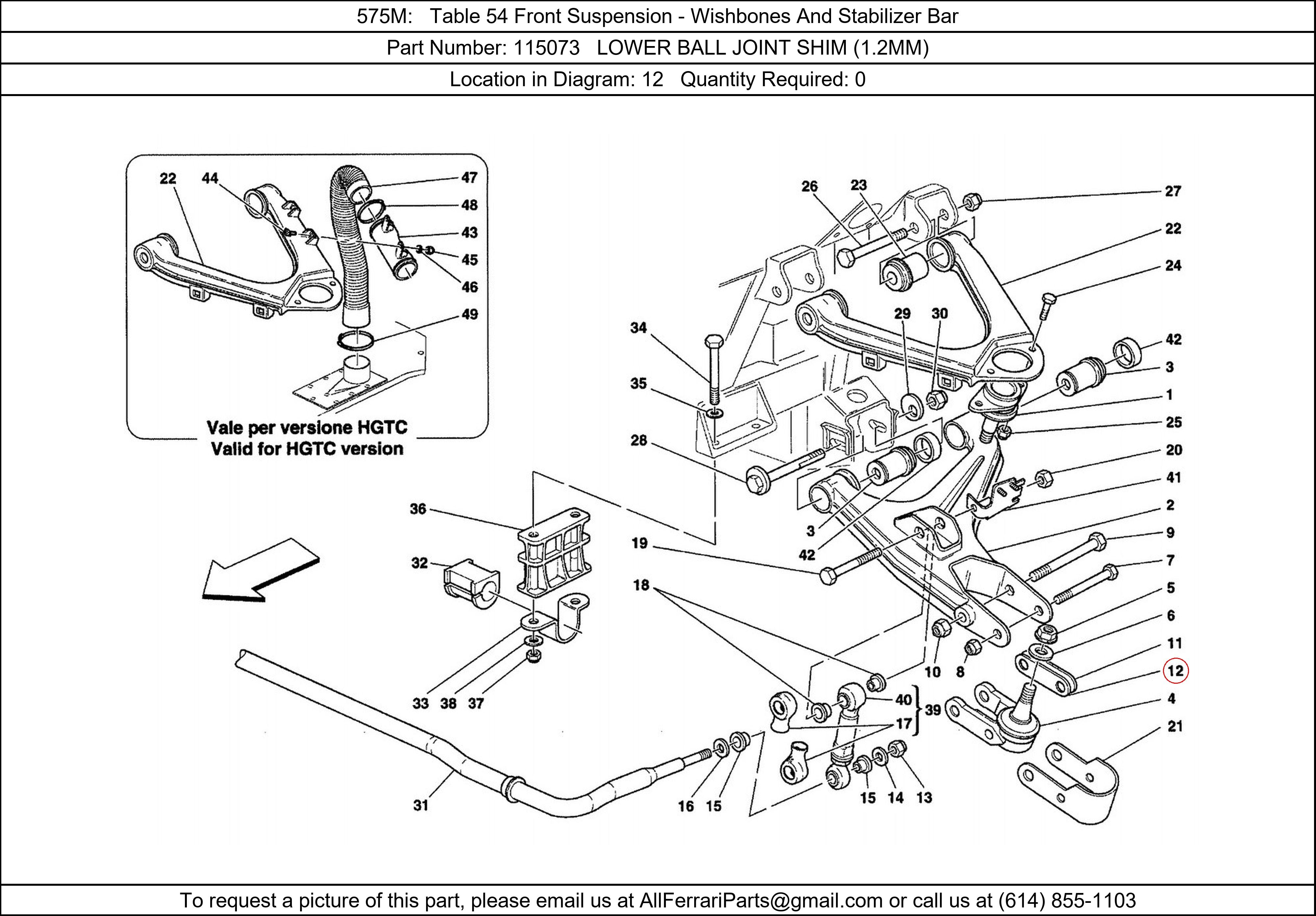 Ferrari Part 115073