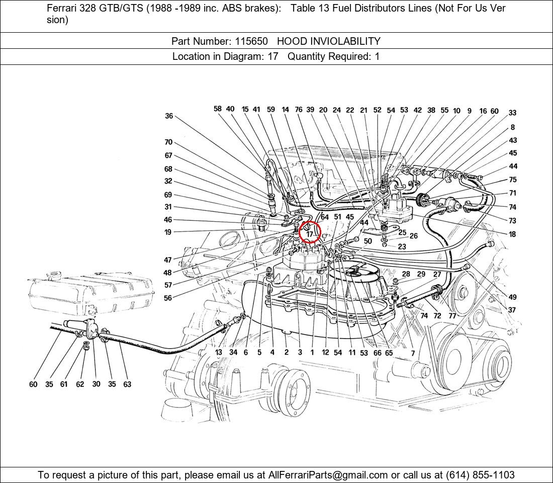 Ferrari Part 115650