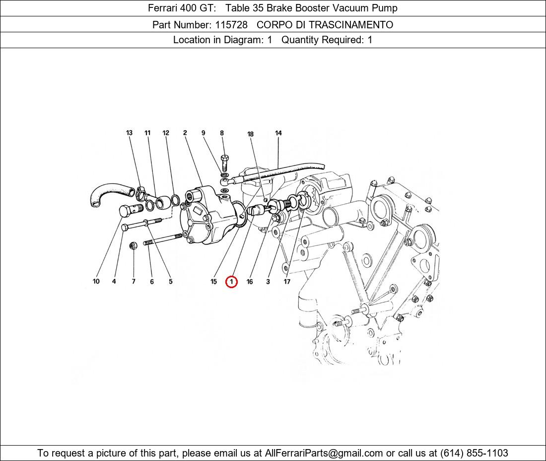 Ferrari Part 115728
