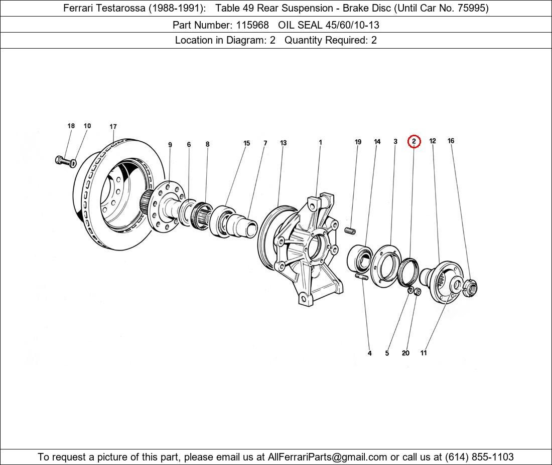 Ferrari Part 115968