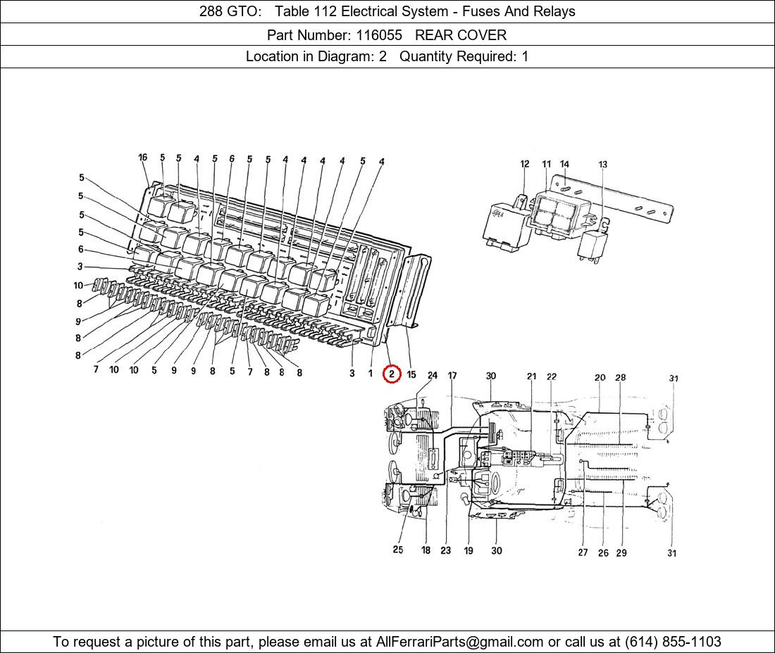 Ferrari Part 116055