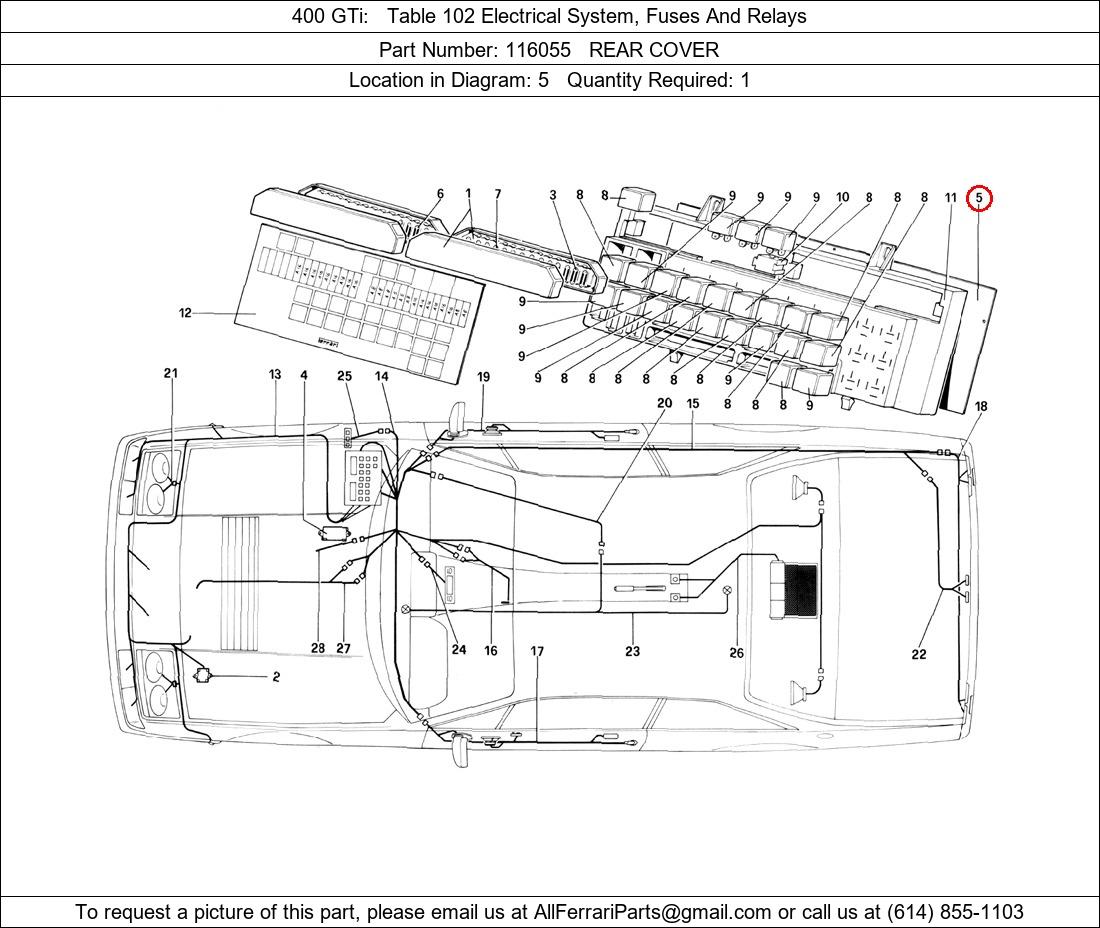 Ferrari Part 116055