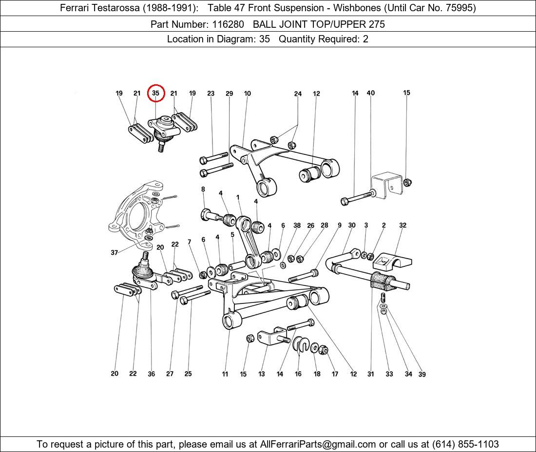 Ferrari Part 116280