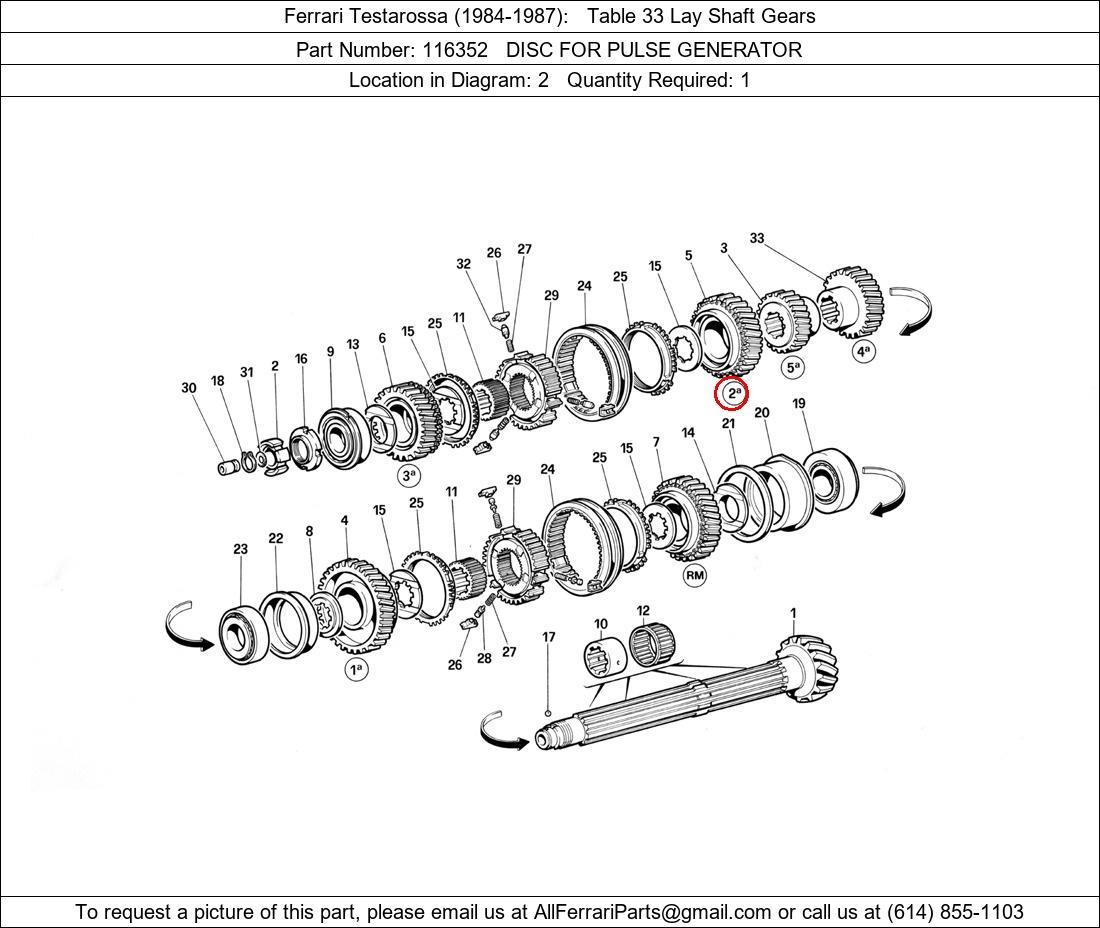 Ferrari Part 116352